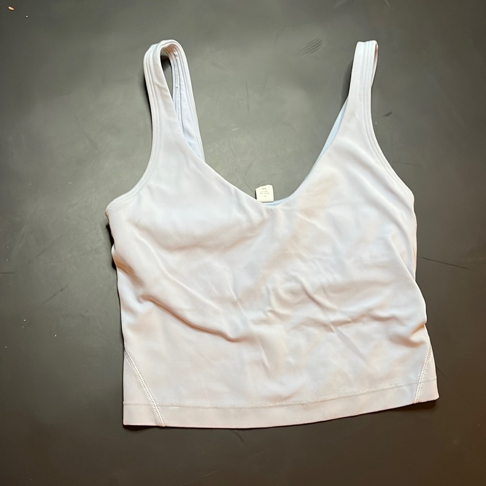 Lululemon size 0 light blue align top